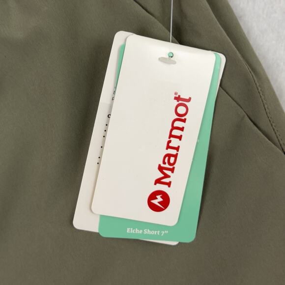 Marmot Mens Elche Shorts XL Green 7" Inseam UPF 50 Gorpcore $70 NWT - Picture 8 of 13